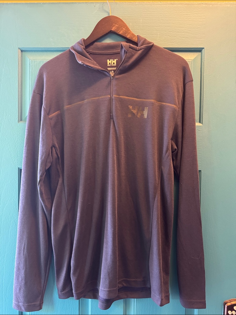 Helly Hansen Men's Navy Long-Sleeve Quarter-Zip Pullover